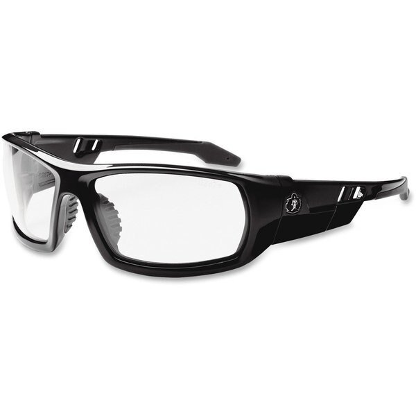 Safety Glasses, UV Protection, 142mm W, CL Lens/BK Frame, Ergodyne, Mfr#: EGO50000